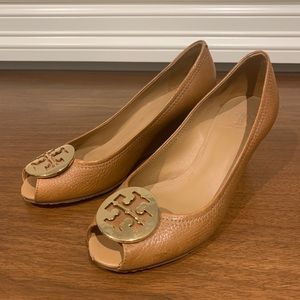 Tory Burch Sally Peep Toe Wedge